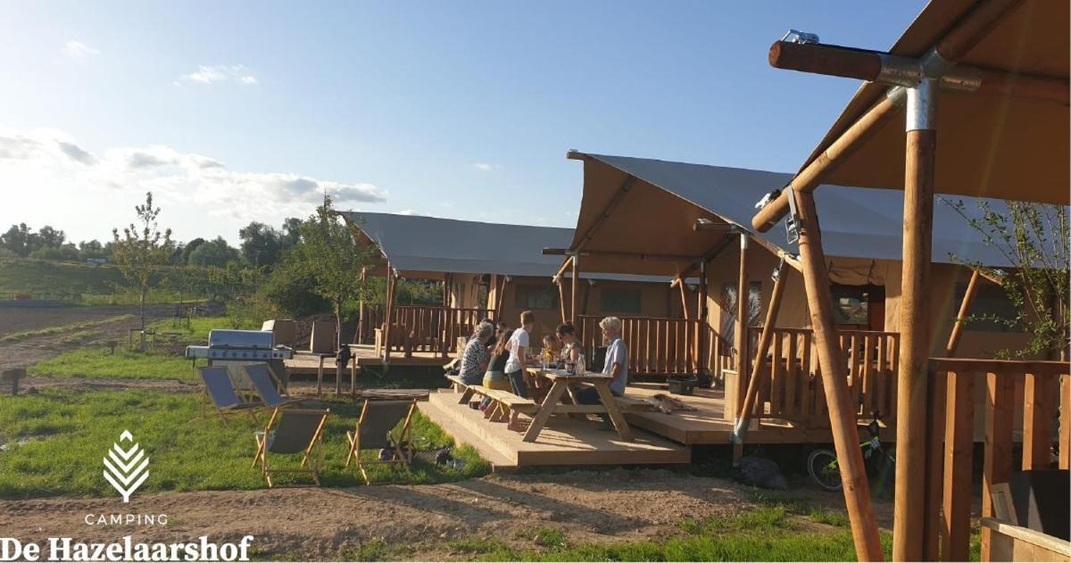 De Hazelaarshof Luxe Glampingtent Bij Natuurgebied De Millingerwaard Kekerdom Exteriér fotografie